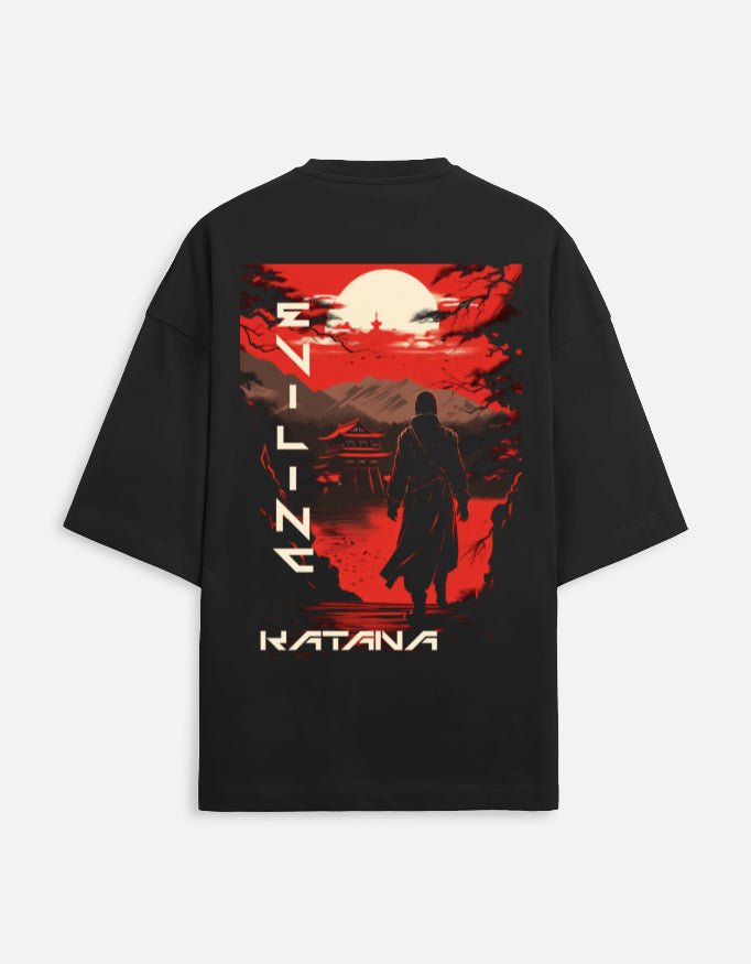 EvilInc Katana Unisex Oversized Terry Shirt
