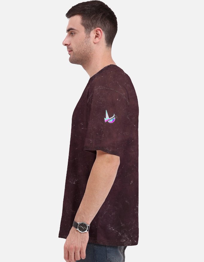 Evilinc "Too Cold To Be Hot" Unisex Acid Washed Oversized Tee